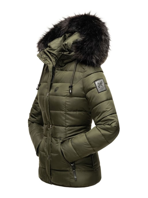 Navahoo Dam Quiltad Jacka Zuckerbiene – Varm, Stilfull & Med Teddyfoder och Huva - Image 5