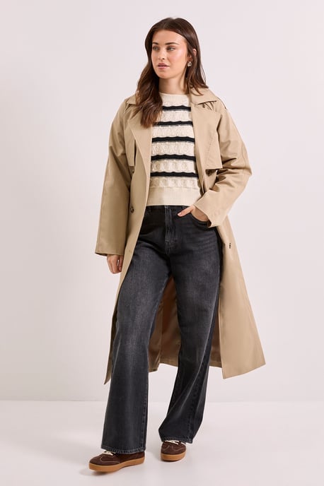Pointelle Stripe Jumper - Image 2