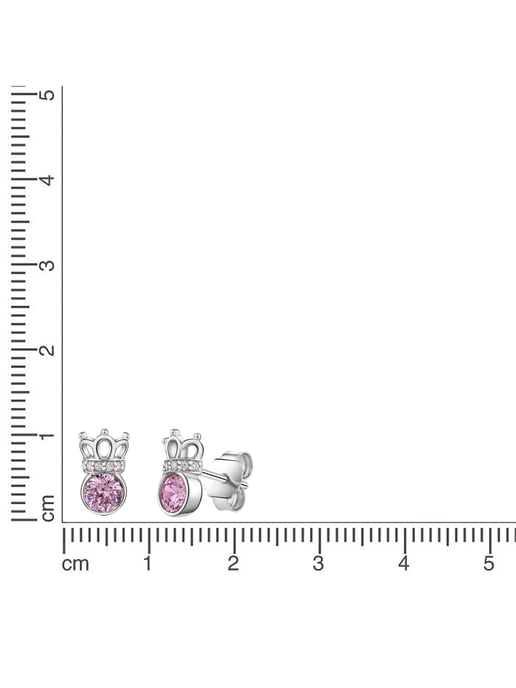 Zeeme for Kids Stud earrings 925/- sterling silver zirconia - Image 2