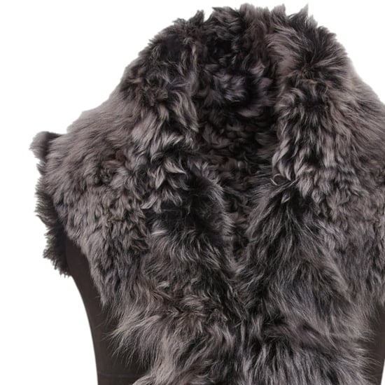 Svart Toscana Shearling Nappa Läder Fårskinnsväst Dam - Parkes - Image 6