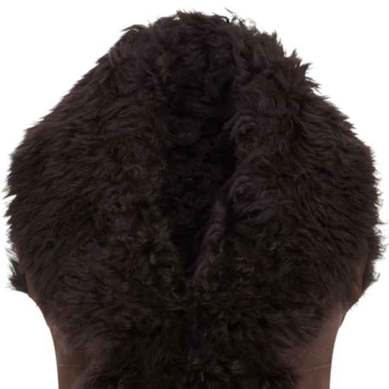 Brun Toscana Shearling Nappa Läder Fårskinnsväst Dam - Parkes - Image 5