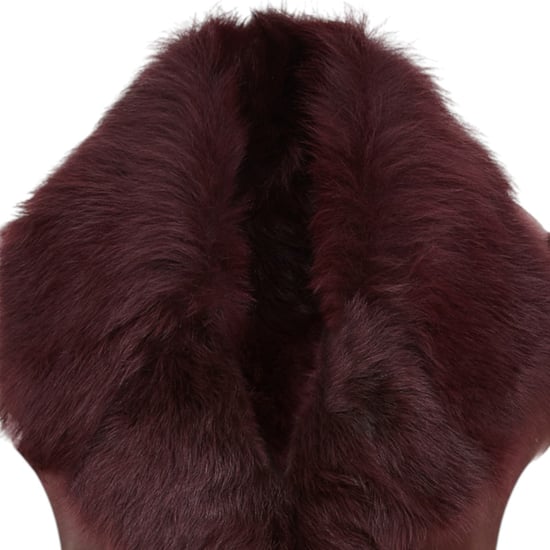 Vinröd Toscana Shearling Nappa Läder Fårskinnsväst Dam - Parkes - Image 5