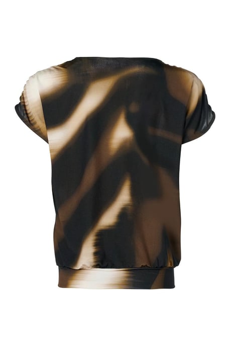 Blandy Print Top Olijfgroen / Multi - Image 4