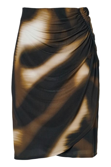 Avery Print Rok Olijfgroen / Multi - Image 2