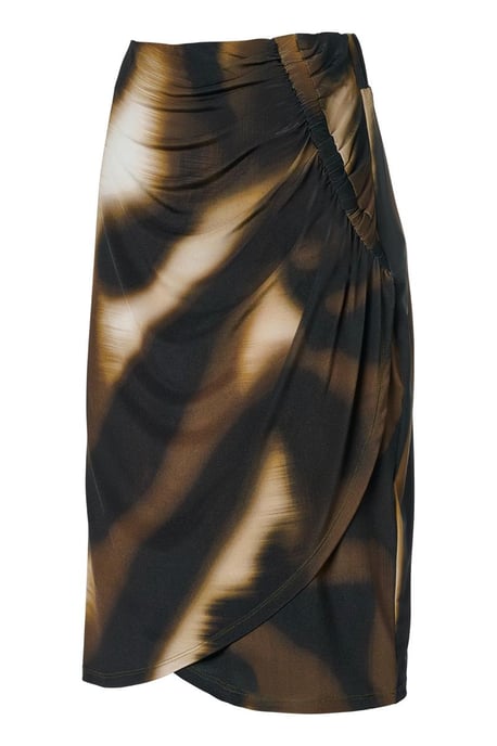 Avery Print Rok Olijfgroen / Multi - Image 3