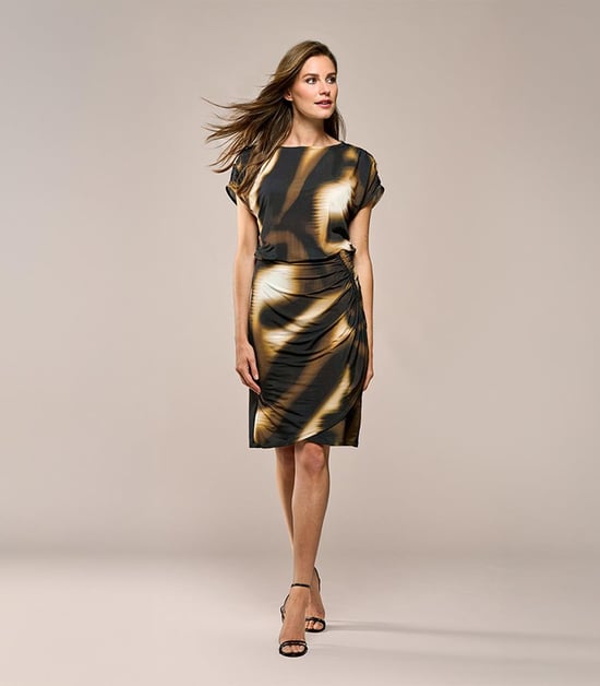 Avery Print Rok Olijfgroen / Multi - Image 6