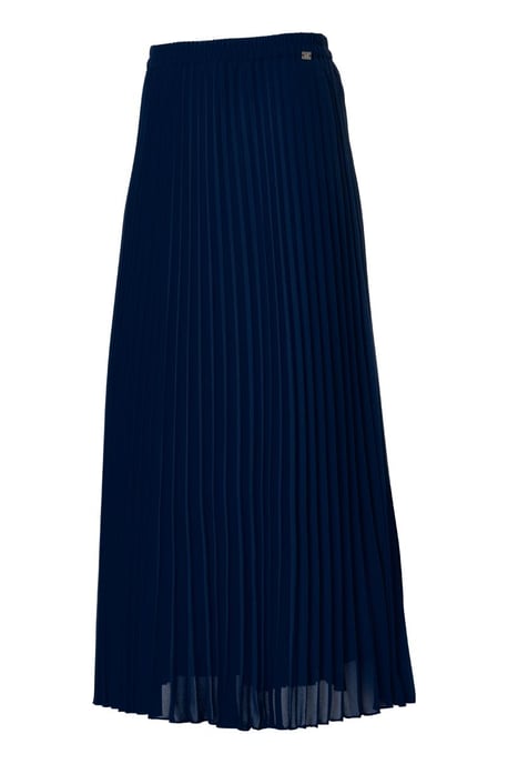 Lara Plisse Rok Navy - Image 3