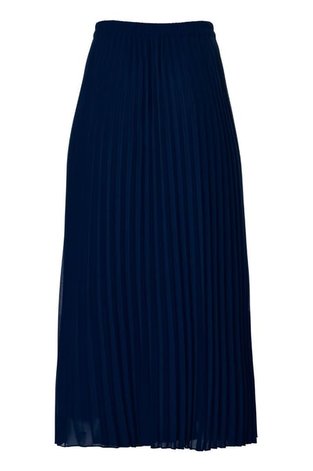 Lara Plisse Rok Navy - Image 4