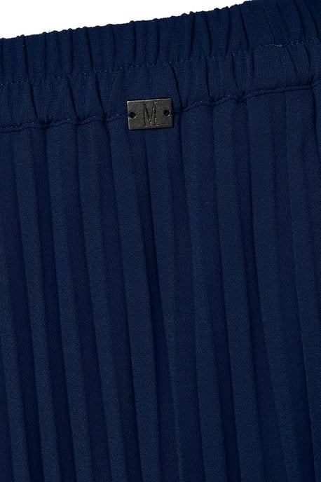 Lara Plisse Rok Navy - Image 5