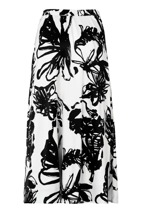 Carissa Print Rok Zwart / Wit - Image 4