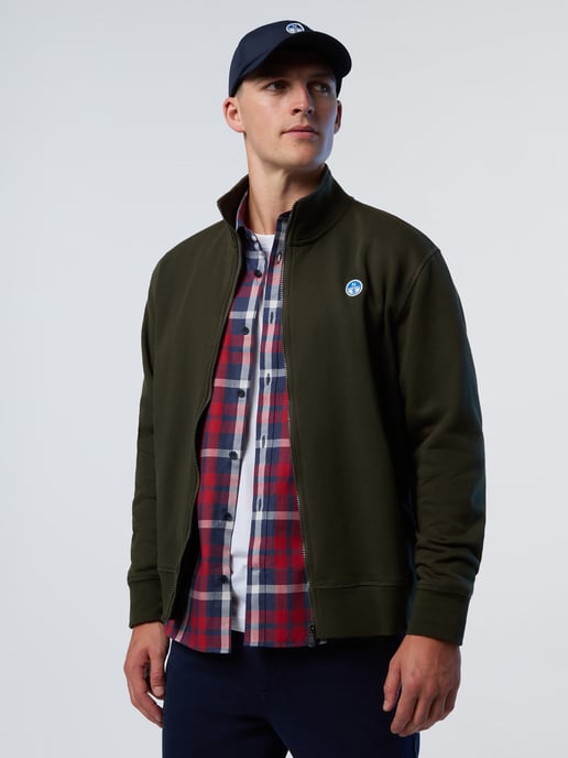 North Sails Sweatshirt Volledige ritssluiting met logopatch - Image 4