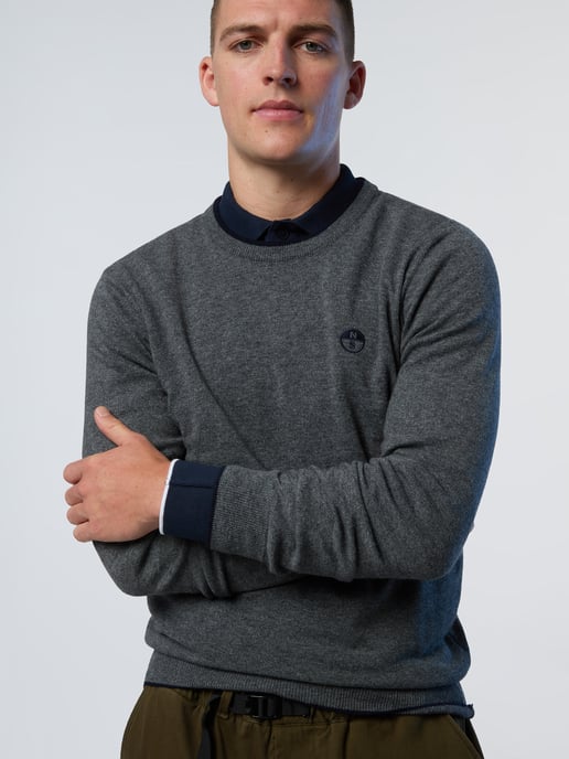 North Sails Sweater Crew-neck with embroidered logo - Image 4
