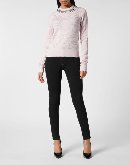Pullover Ronde Hals Monogram - Image 3