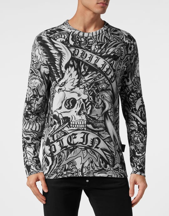 Pullover Round Neck Tattoo - Image 2