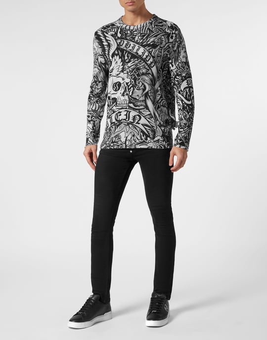 Pullover Round Neck Tattoo - Image 3