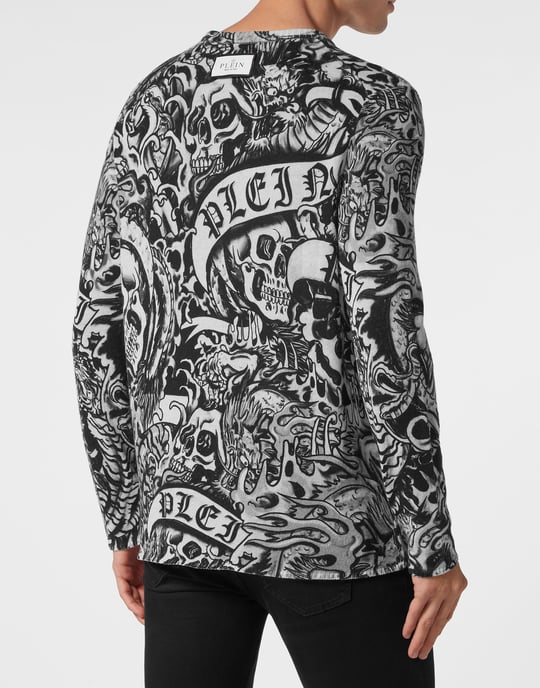 Pullover Round Neck Tattoo - Image 5