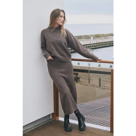Neo Noir paulina knit blouse 159703 205 brown melange - Image 2