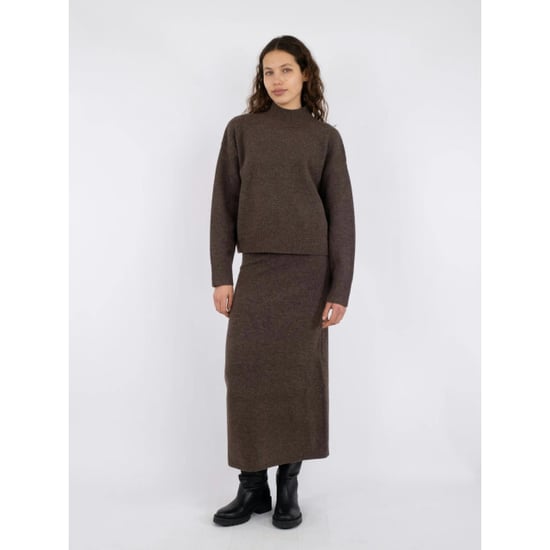 Neo Noir paulina knit blouse 159703 205 brown melange - Image 3