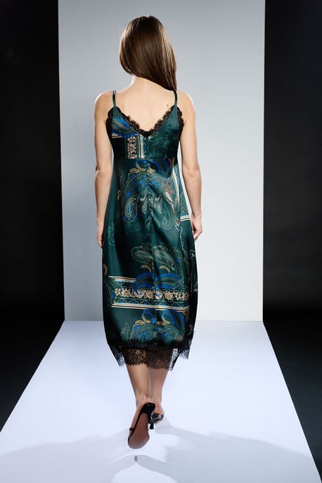 Runway 1.8.1.8 Lace Panel Cami Midaxi Dress - Image 3