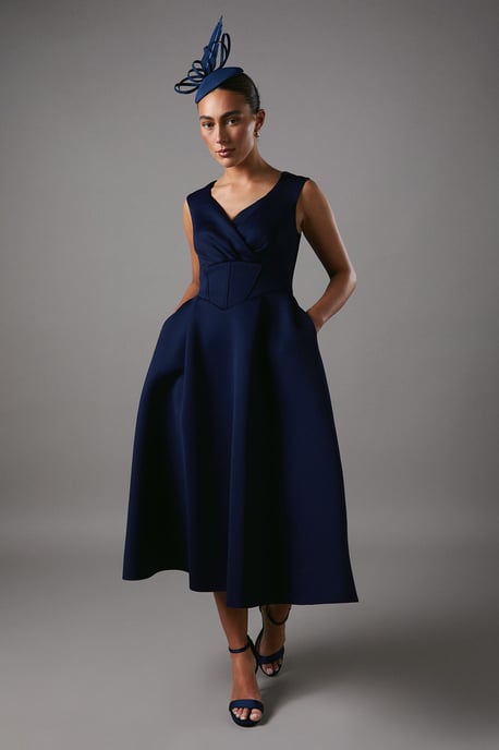 Bardot Scuba Midi Dress - Image 1