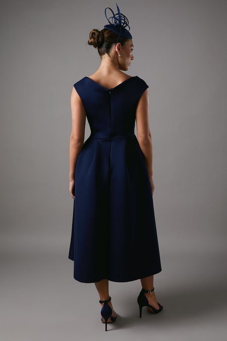 Bardot Scuba Midi Dress - Image 3