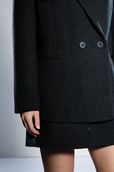 Runway 1.8.1.8 Wool Mix Double Breasted Blazer - Image 4