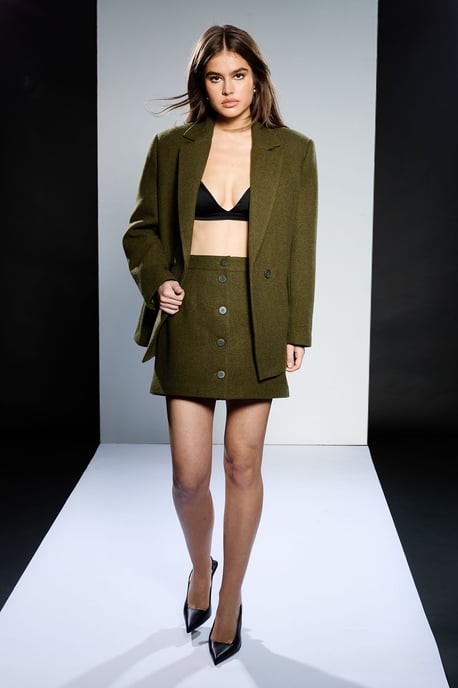 Runway 1.8.1.8 Wool Mix Double Breasted Blazer - Image 2