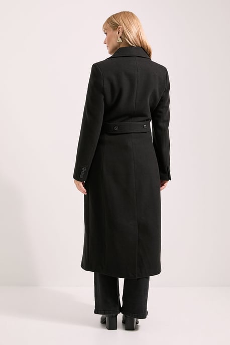 Twill Button Up Coat - Image 3
