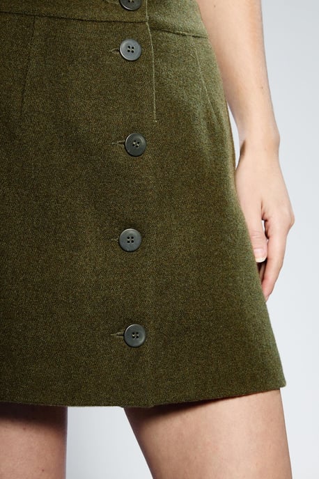 Runway 1.8.1.8 Wool Mix Mini Skirt - Image 4