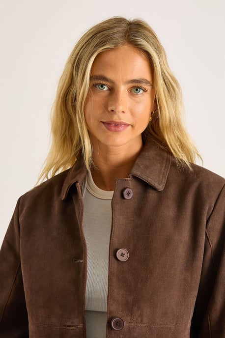 Real Suede Fringe Jacket - Image 3