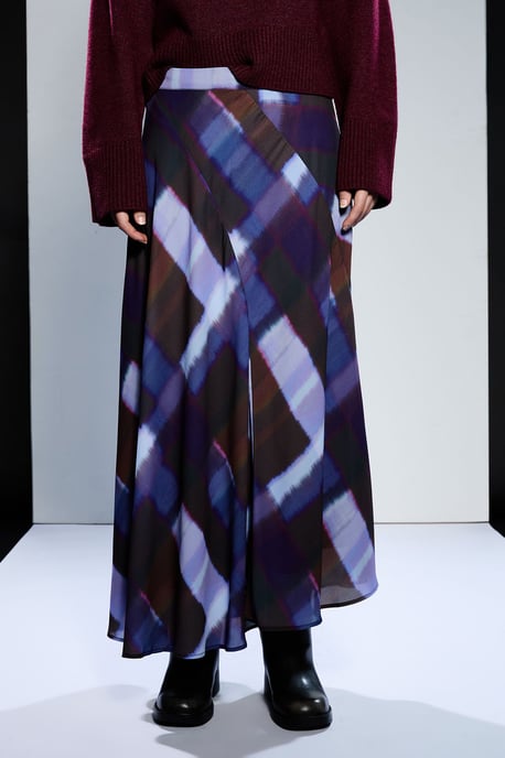 Runway 1.8.1.8 Check Midi Skirt - Image 2