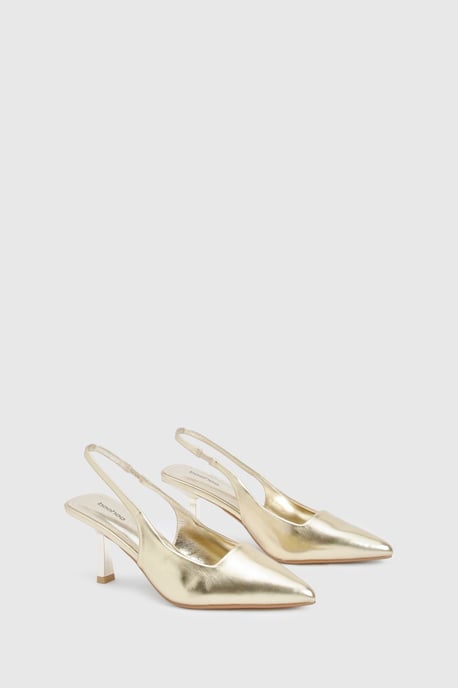 Wide Fit Low Stiletto Slingback Court - Image 1