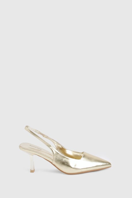 Wide Fit Low Stiletto Slingback Court - Image 3