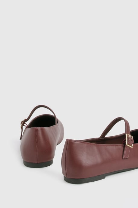Wide Fit Mary Jane Ballet Flats - Image 4