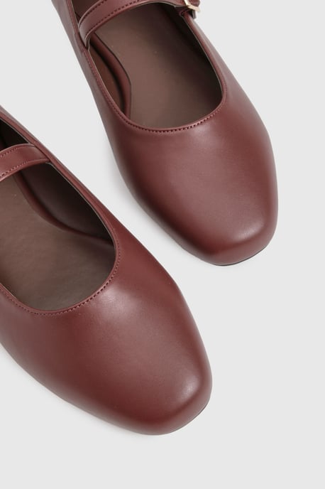 Wide Fit Mary Jane Ballet Flats - Image 5