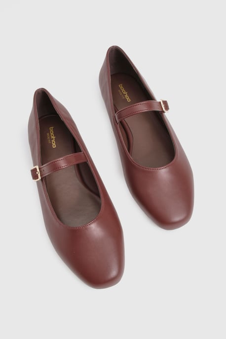 Wide Fit Mary Jane Ballet Flats - Image 6