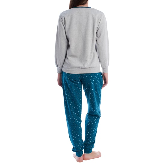 Damen Winter-Pyjama aus Plüsch-Baumwolle KLP2 - Image 4
