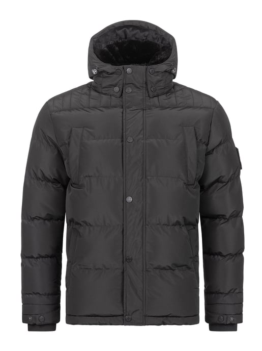 Alessandro Salvarini heren winterjas AS-326 met teddyvoering en afneembare capuchon - Image 3