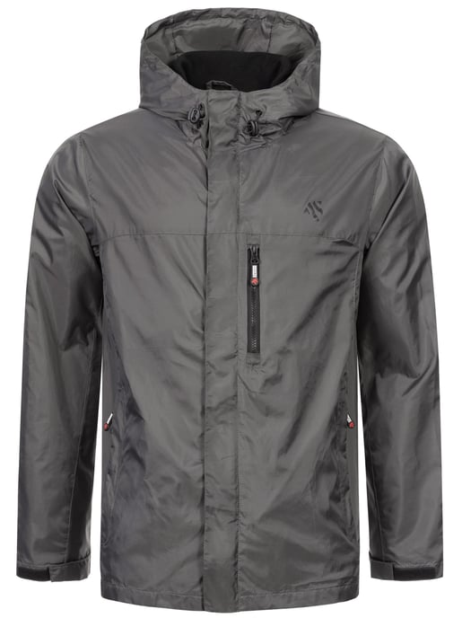 A. Salvarini men’s waterproof rain jacket AS-323 lightweight with hood - Image 2