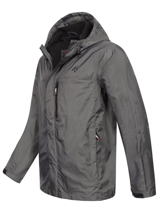 A. Salvarini men’s waterproof rain jacket AS-323 lightweight with hood - Image 3