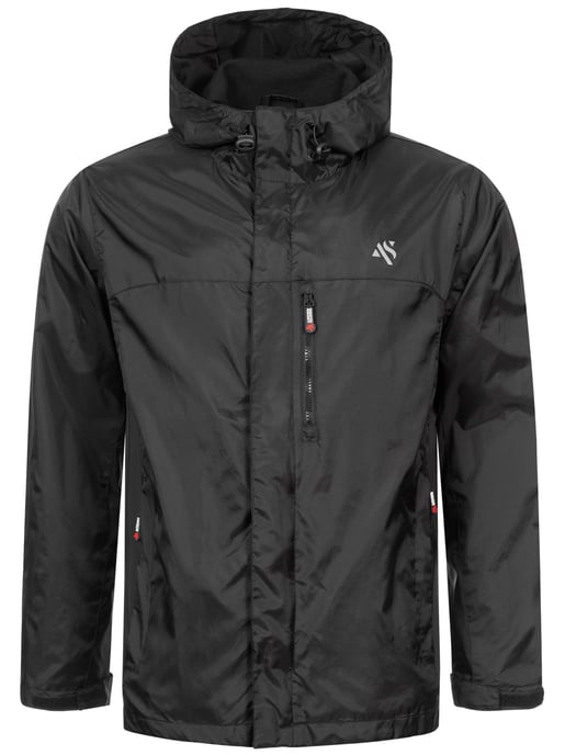 A. Salvarini men’s waterproof rain jacket AS-323 lightweight with hood - Image 2