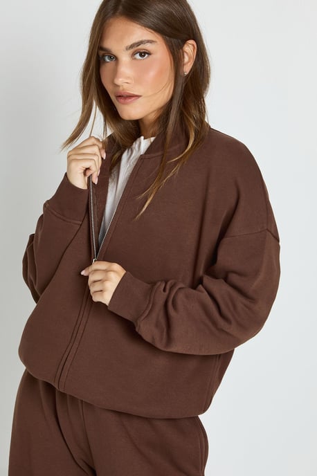 Bomber Jacket Wide Leg Jogger Tracksuit - Image 4