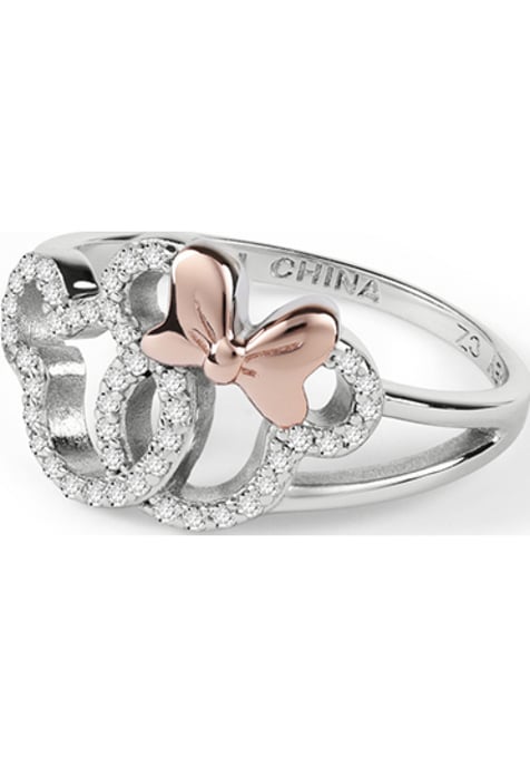 Disney R901384TZWL-7-PH Ladies Mickey and Minnie Ring - Image 2