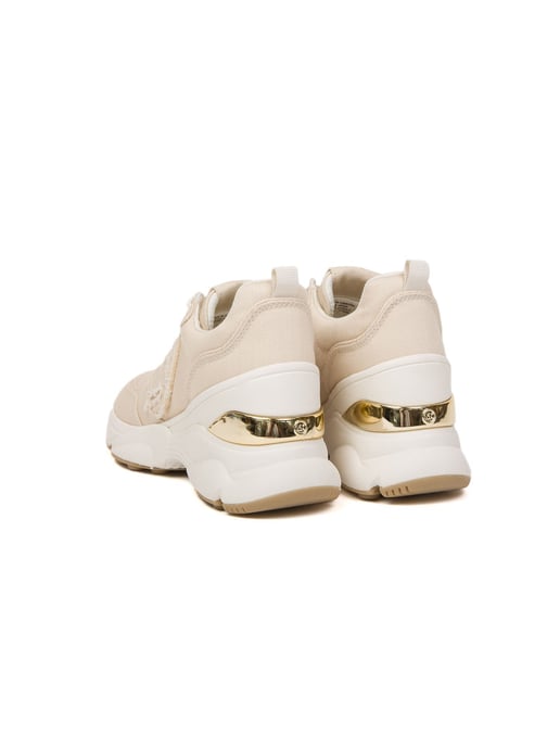 MICHAEL KORS Trainers Beige Wash - Image 4