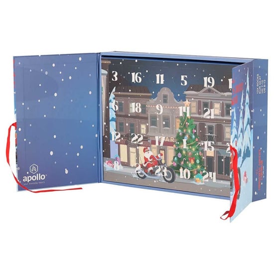 Apollo Heren sokken adventskalender 12-paar kerst giftbox - Image 1