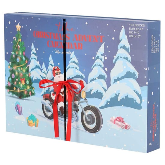 Apollo Heren sokken adventskalender 12-paar kerst giftbox - Image 2