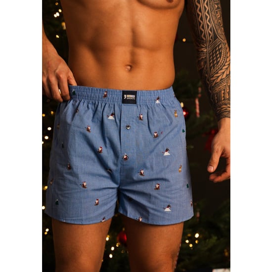 Happy Shorts Wijde kerst boxershort heren skiing santa - Image 4