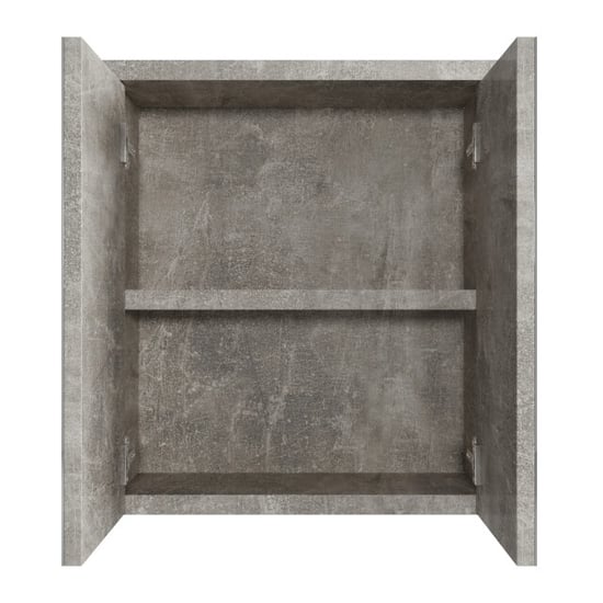 Badplaats Spiegelkast toledo 60 x 20 x 60 cm beton grijs badkamerkast - Image 3