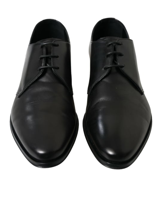Leather Derby Shoes Brogue Style - Image 2
