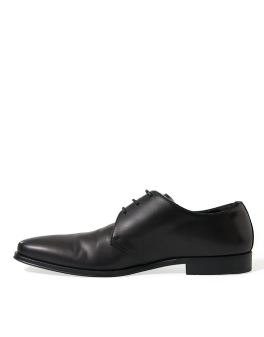 Leather Derby Shoes Brogue Style - Image 5